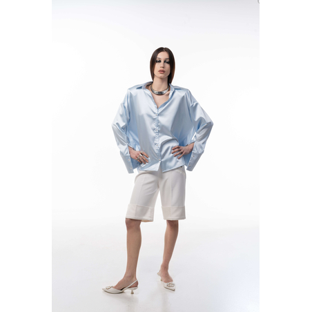 BACK AFFAIR SHIRT IN SKY BLUE