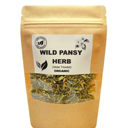Organic Wild Pansy Herb (Viola tricolor)