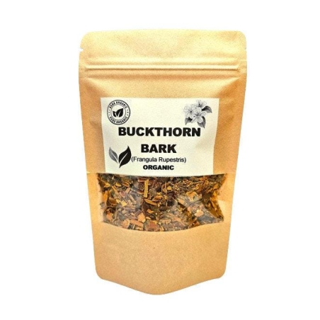 Organic BUCKTHORN BARK | frangula rupestris | buckthorn tea | herbal tea | organic herbs | dried herbs | herba | tea