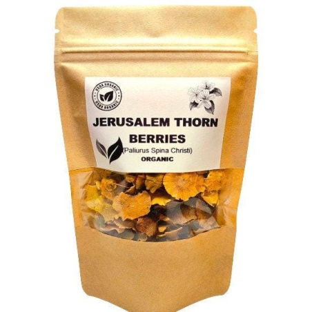 Organic JERUSALEM THORN BERRIES | paliurus spina christi | christ's thorn berries | christ thorn tea | herbal tea | herba | tea | berries