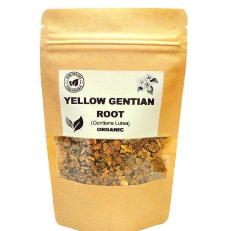 Organic Yellow Gentian Root (Gentiana lutea)