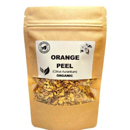 Organic ORANGE PEEL | citrus aurantium | orange peel tea | herbal tea | dried peel | organic herbs | dried herbs | herba | dried cut peel