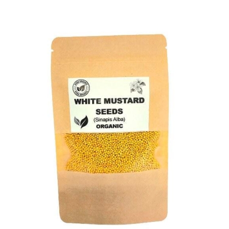 White Mustard Seeds (Sinapis Alba) – Natural Health Benefits & Uses