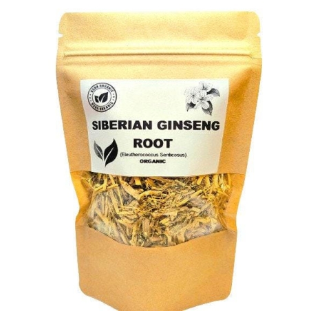 Organic SIBERIAN GINSENG ROOT | eleutherococcus senticosus radix | siberian ginseng tea | herbal tea | dried root | organic herbs | herba