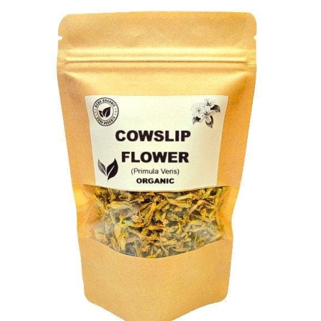 Organic cowslip flower | primula veris | cowslip flower tea | dried flowers | herbal tea | organic herb | organic flower | herba | tea