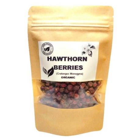 Organic HAWTHORN BERRIES | crataegus monogyna | hawthorn tea | dried berries | herbal tea | organic herbs | vitamin | herba | tea
