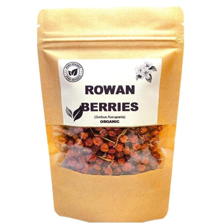 Organic ROWAB BERRIES | sorbus aucuparia | rowan tea | herbal tea mountain ash berries | dried berries | organic herb | herba | tea