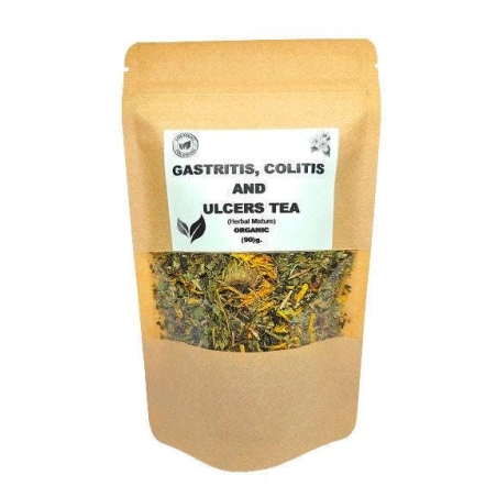 Organic herbal mixture for gastritis, colitis and ulcer (90)g. | herbal mixture | herbal tea | herba | tea | organic herbs