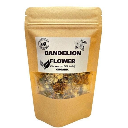 Organic DANDELION FLOWER | taraxacum officinale | dandelion flower tea | herbal tea | dried flower | organic herbs | herba | tea | herbs