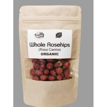 Whole Dried Rosehips – Organic Rosa Canina – Rich in Vitamin C – Wild Harvested Herbal Tea & Natural Remedy