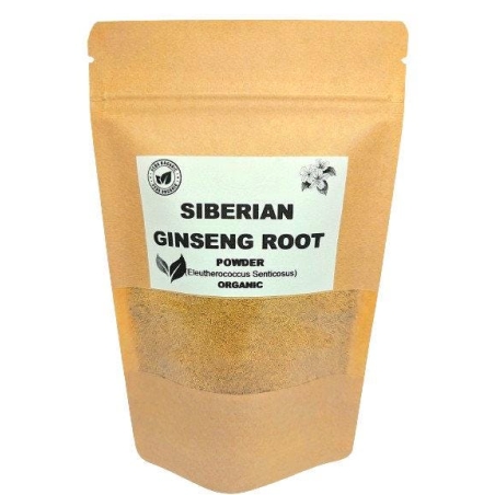 Organic SIBERIAN GINSENG ROOT powder | eleutherococcus senticosus radix | siberian ginseng tea | herbal tea | dried root powder | powder