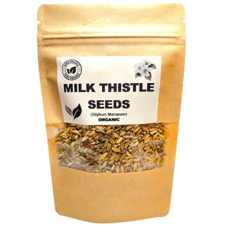 Organic MILK THISTLE SEEDS | silybum marianum | milk thistle tea | dried seeds | organic seeds | herba | tea | semens |