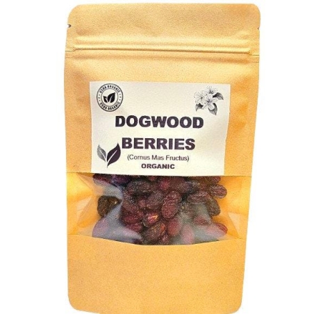 Organic DOGWOOD BERRIES | cornus mas fructus | dogwood berries tea | dried berries | organic fruits | organic herb | herba | fruits tea