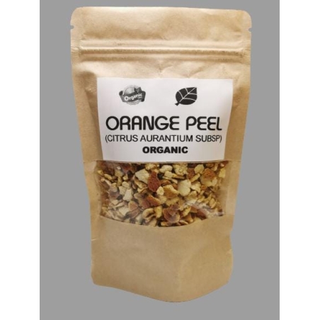 Organic ORANGE PEEL | Citrus Aurantium | Orange Peel Tea | Herbal Tea | Dried Peel | Organic Herbs | Dried Herbs | Herba | Dried Cut Peel