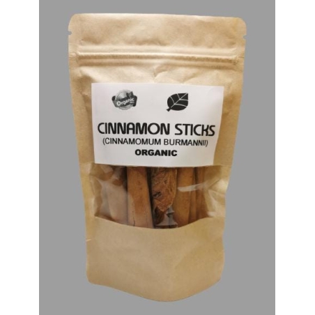 Organic CINNAMON STICKS | Cinnamomum Burmannii | Indonesian Cinnamon | Cinnamon Quils | Dried Herb | Organic Herb | Herba | Tea | Spices