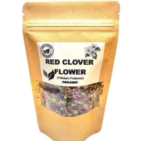 Organic RED CLOVER FLOWER | trifolium pratense | red clover tea | herbal tea | dried flower | organic herbs | herba | tea
