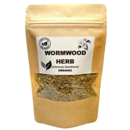 Organic Wormwood Herb (Artemisia absinthium)