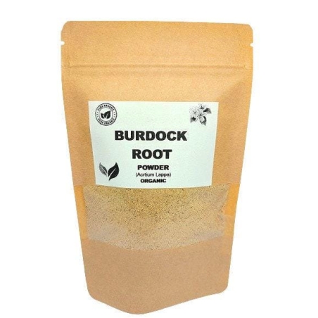 Organic BURDOCK ROOT POWDER | acrtium lappa | burdock root tea | herbal tea | organic herbs | dried root powder | powder | burdock powder