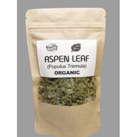 Organic ASPEN LEAF | Populus tremula | Aspen Leaf Tea | Herbal Tea | Medicinal Herbs | Dried Herbal Tea | Herbal Medicine | Organic Leaf Tea