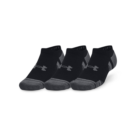 UA PERFORMANCE COTTON 3PK NS Black Pitch Gray Unisex