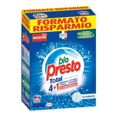 Прах за пране Bio Presto 4+1 действия