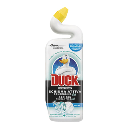 Препарат за тоалетна чиния с белина Duck Marine