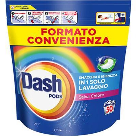 Капсули Dash Salva color 50броя