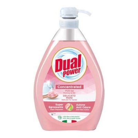 Препарат за съдове Dual Delicato Mani