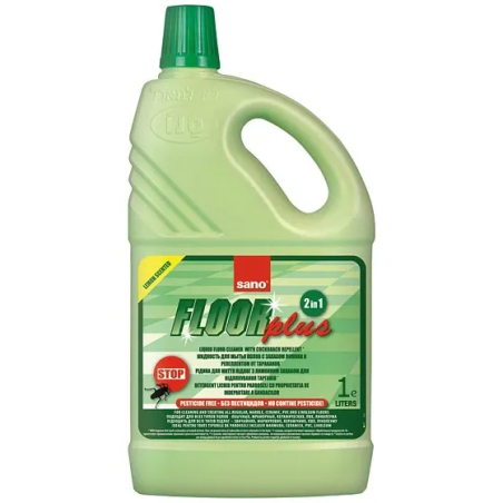 SANO FLOOR PLUS 2 IN 1  ПРЕПАРАТ ЗА ПОЧИСТВАНЕ НА ПОД ПРОТИВ ХЛЕБАРКИ