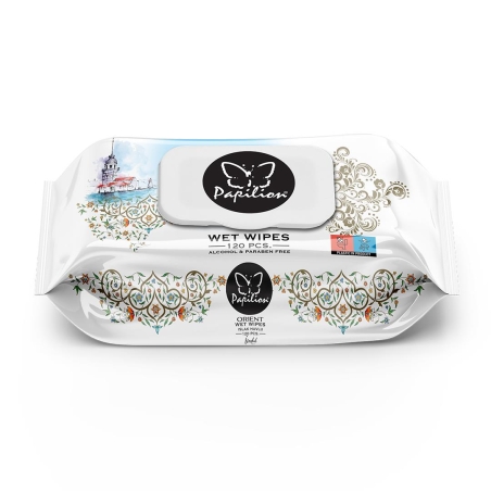PAPILION ORIENT МОКРИ КЪРПИ С КАПАК 120 бр.