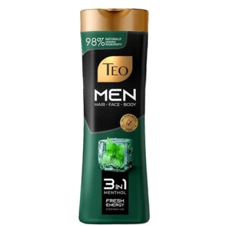 TEO MEN MENTHOL 3 IN 1 ШАМПОАН 350 мл.