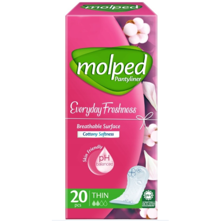 MOLPED PANTYLINER EVERYDAY FRESHNESS THIN ДАМСКИ ПРЕВРЪЗКИ 20 бр. / опак.