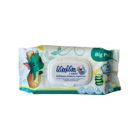 МИМИ АЛОЕ ВЕРА МОКРИ КЪРПИ 120 бр. / опак.