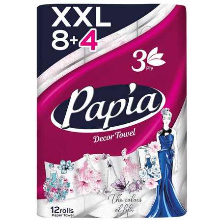 PAPIA DECOR КУХНЕНСКА ХАРТИЯ 12 бр. / опак.
