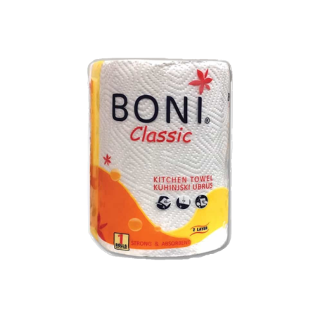 BONI CLASSIC КУХНЕНСКА ХАРТИЯ 2 пл. 1 бр./опак.