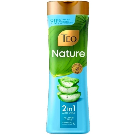 TEO NATURE ALOE VERA 2 IN 1 ШАМПОАН 350 мл.