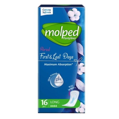 MOLPED PANTYLINER FIRST & LAST DAYS ДАМСКИ ПРЕВРЪЗКИ 16 бр. / опак.