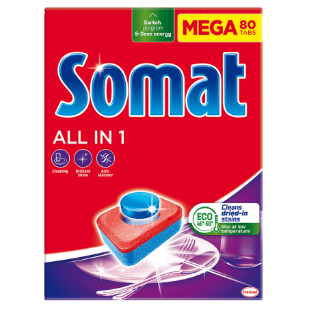 SOMAT ALL IN ONE ТАБЛЕТИ ЗА СЪДОМИЯЛНА 80 бр.
