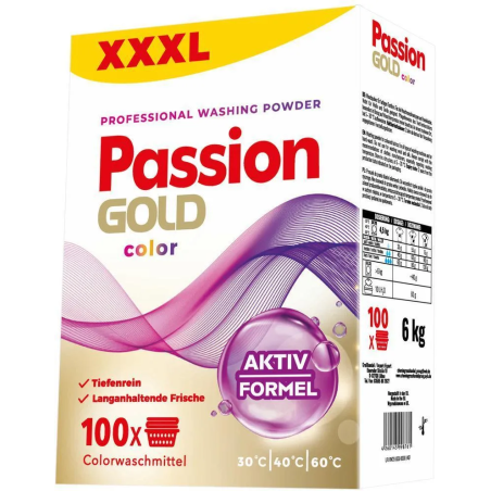 PASSION GOLD COLOUR ПРАХ ЗА ПРАНЕ 6 кг.