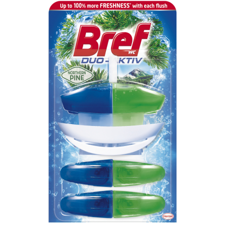 BREF DUO ACTIVE NOTHERN PINE WC ГЕЛ КОШНИЦА + 2 бр. РЕЗЕРВНИ ПЪЛНИТЕЛИ
