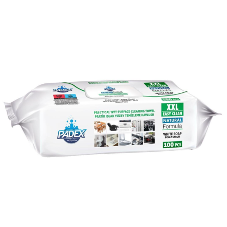 PADEX  ДОМАКИНСКИ МОКРИ КЪРПИ XXL 100 бр.
