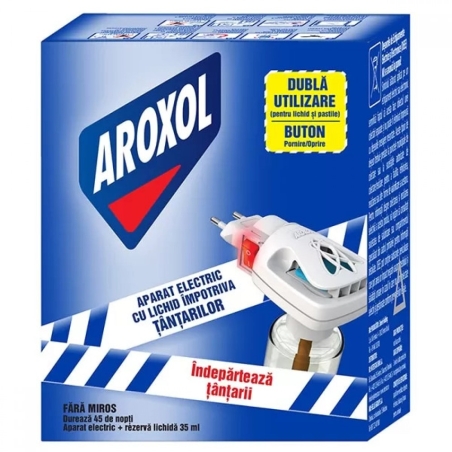 AROXOL ЕЛ. МАШИНКА С ТЕЧНОСТ ПРОТИВ НАСЕКОМИ 35 мл.