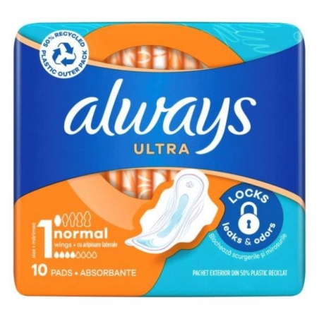 ALWAYS ULTRA NORMAL ДАМСКИ ПРЕВРЪЗКИ 10 бр. /опак.