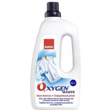 SANO OXYGEN WHITE ПРЕПАРАТ ЗА ПРЕМАХВАНЕ НА ПЕТНА 1000 мл.