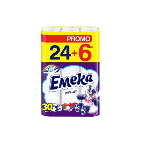 EMEKA PARADISE ТОАЛЕТНА ХАРТИЯ 24+6 бр.