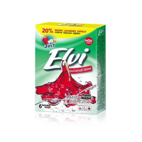 ELVI UNIVERSAL SHINE HAND WASH ПРАХ ЗА ПРАНЕ  400 гр.