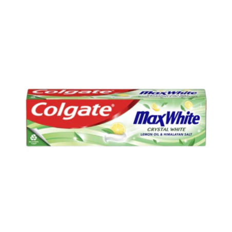 COLGATE MAX WHITE CRYSTAL WHITE LEMON AND HIMALAYAN SALT ПАСТА ЗА ЗЪБИ 75 мл.
