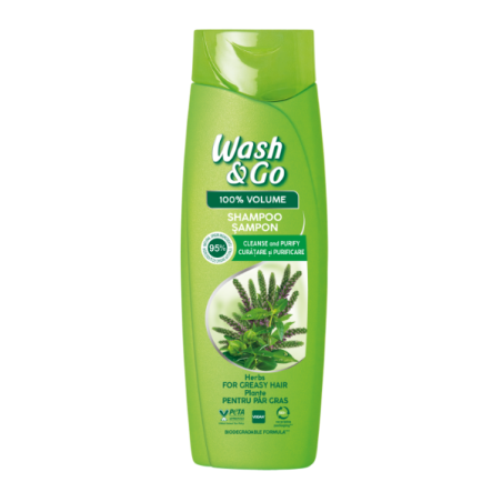 WASH & GO HERBS ШАМПОАН 180 мл.