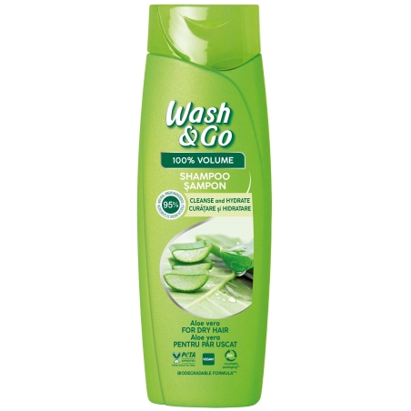 WASH & GO ALOE VERA ШАМПОАН 180 мл.
