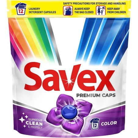 SAVEX COLOUR капсули за пране 12 бр.